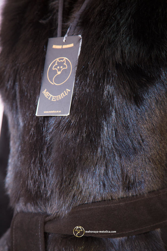 Куртка-трансформер из меха лисы «Пинар»